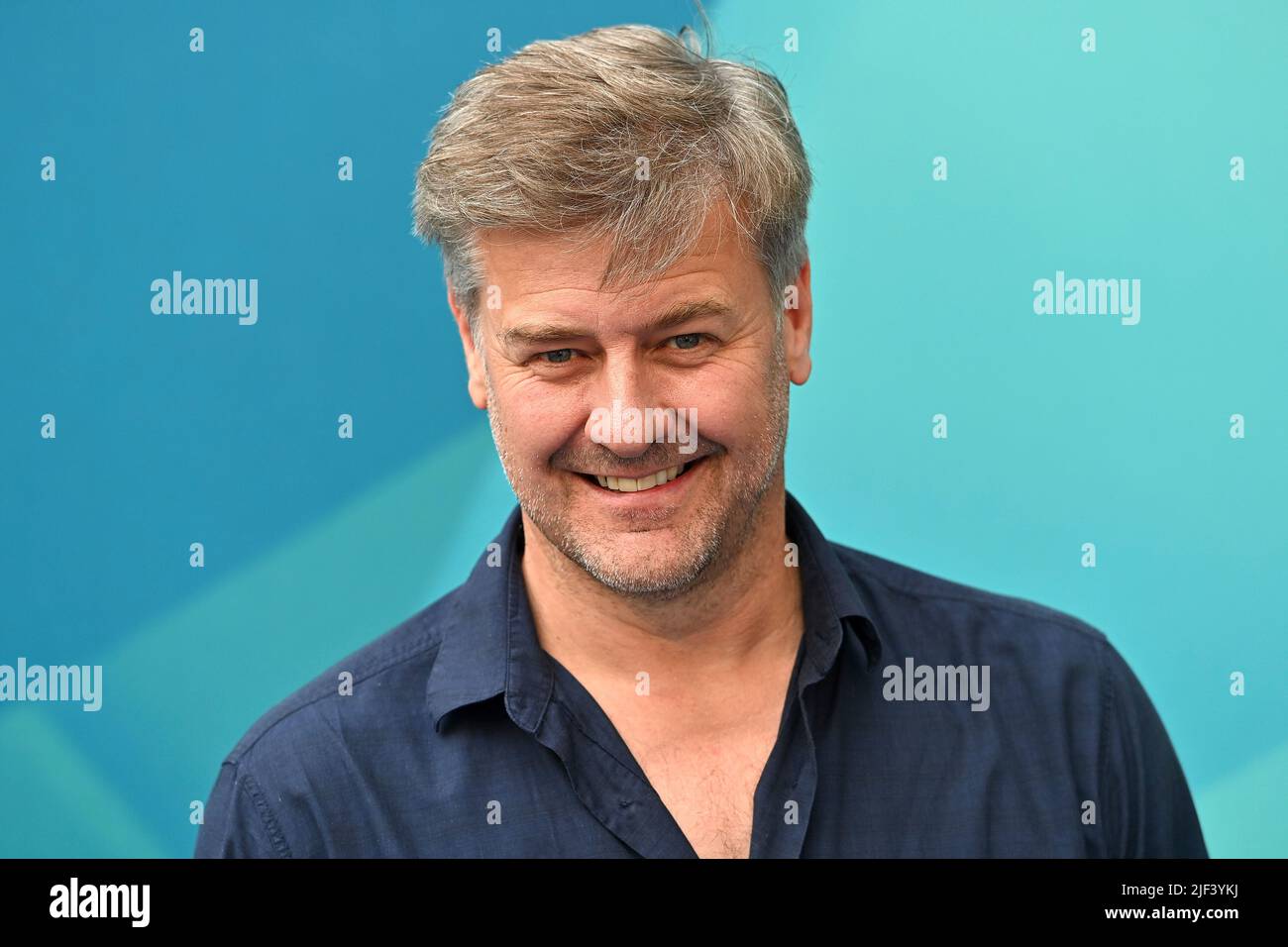 Marcus MITTERMEIER (actor) single image, cropped single motif, portrait, portrait, portrait. ZDF reception/ Get Together in H`ugo`s Bar on the occasion of the Munich Film Festival on June 28th, 2022 Stock Photo